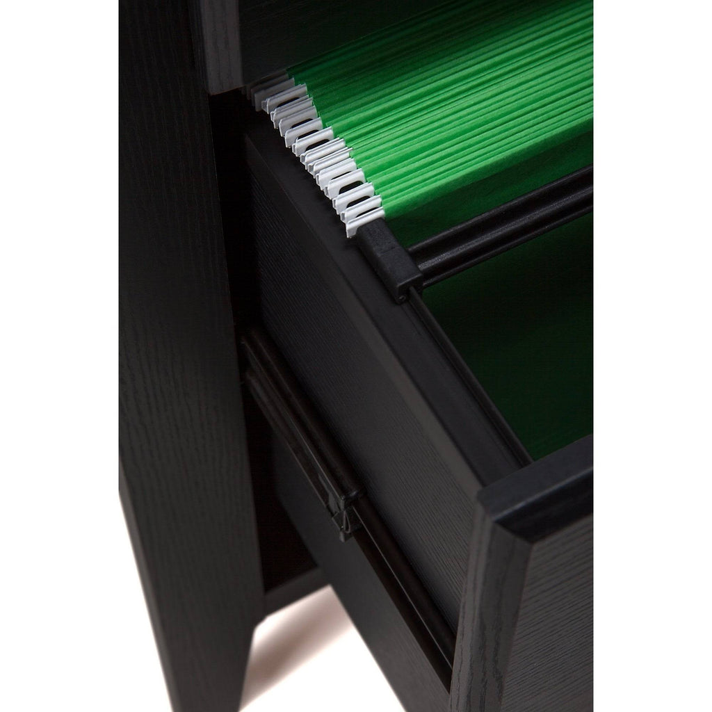 60W L Desk with Bookcase and Lateral File Y378