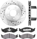 280 mm Front Brake Disc Rotors + Metallic Brake Pads F214676