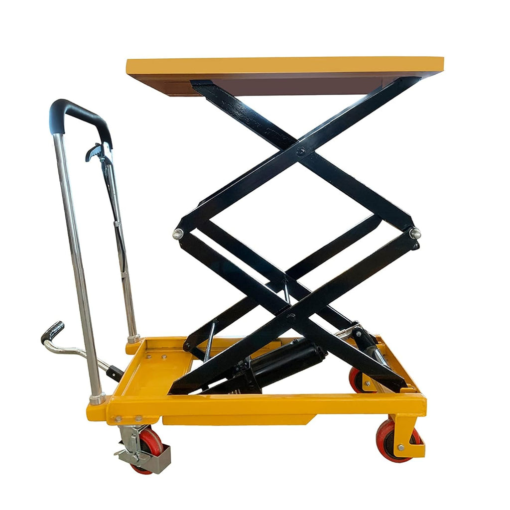 Hydraulic Lift Table Cart 330lbs Capacity 49 Lifting Height E1604