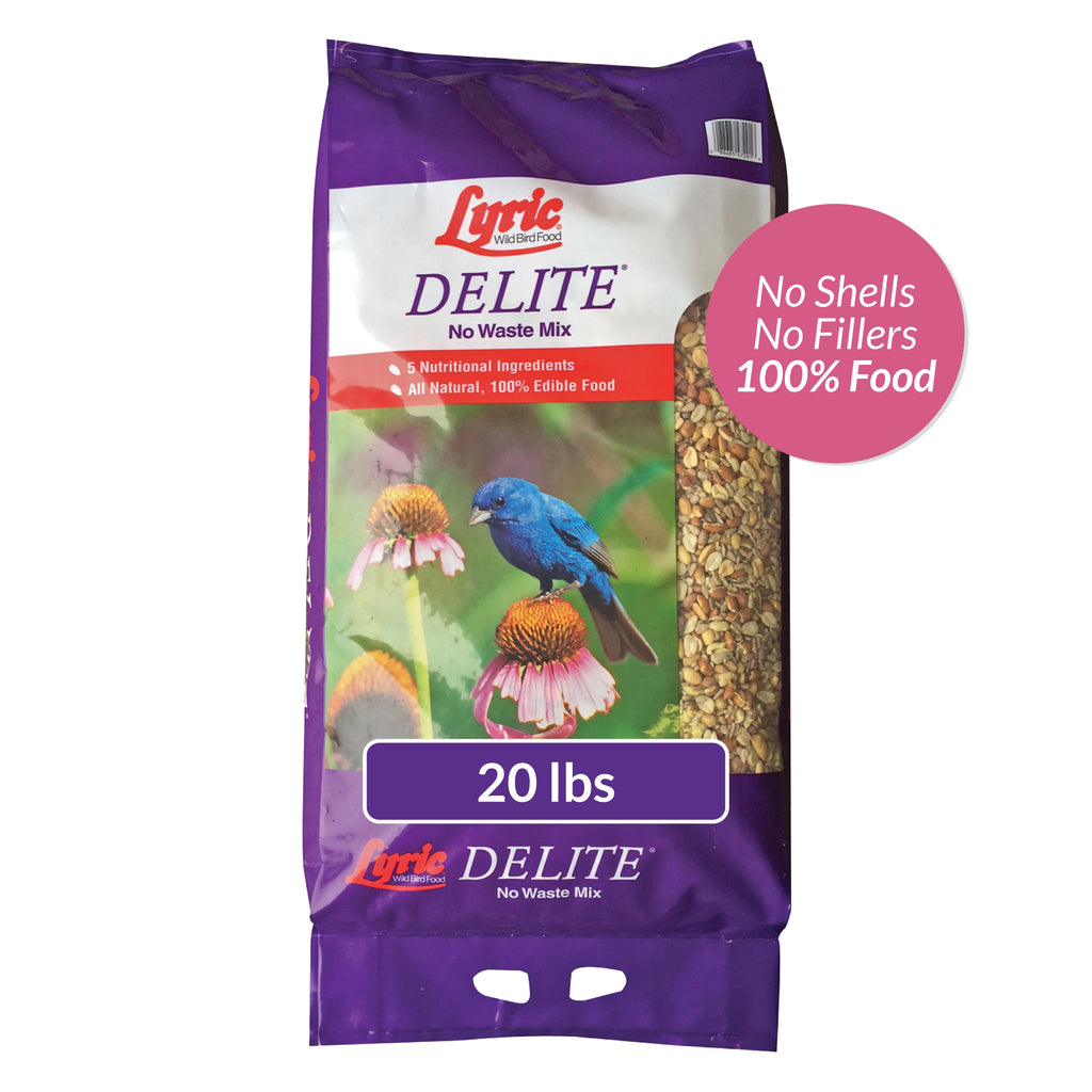 20 lb. No Waste Bird Seed with Shell-Free Nuts & Seeds K119986