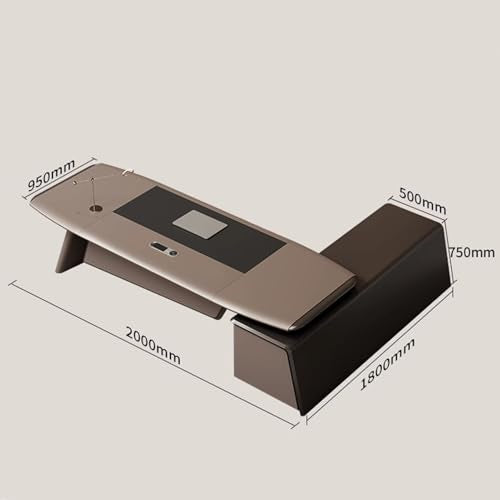 94.4" Executive Desk with Storage Cabinet and Drawer A89048