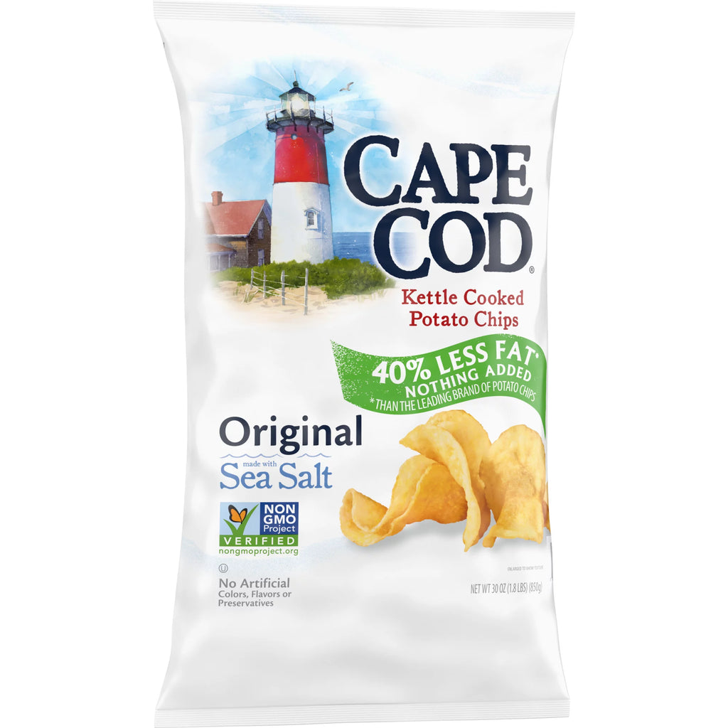 Less Fat Original Kettle Cooked Chips, 30 oz P850550