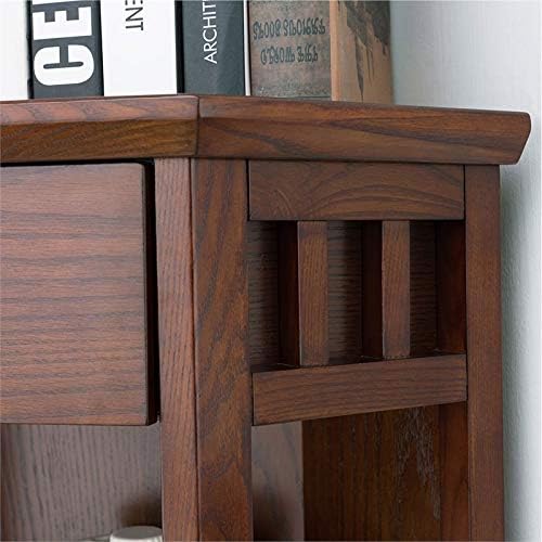3 Shelf Corner Bookcase in Mission Oak T48245
