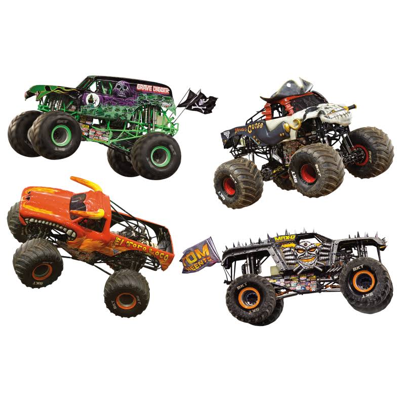 Officially Licensed Monster Jam Removable Wall Decal E36425