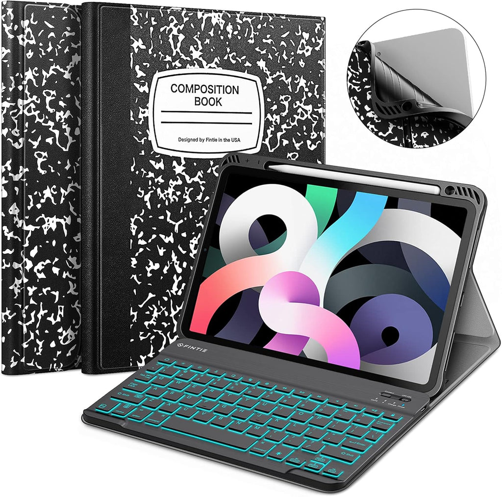 Keyboard Case for iPad Air 10.9 Inch with Pencil Holder J207069