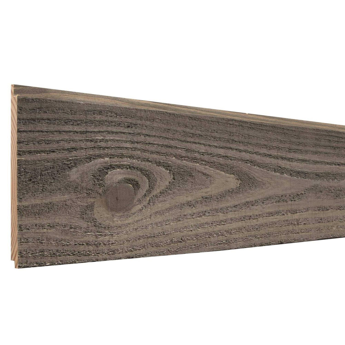 5.375-in x 8-ft Finished Brown Pine Shiplap Wall Plank X20426