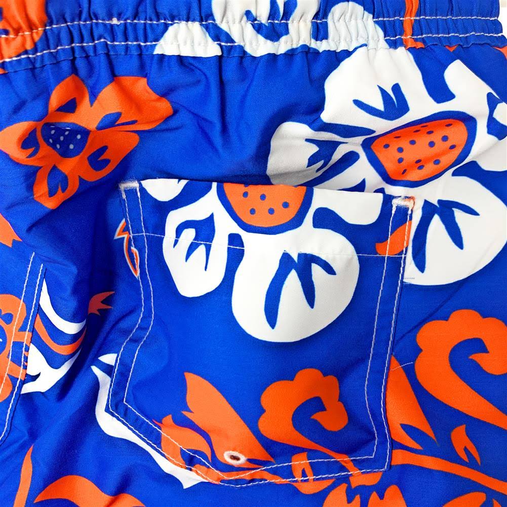 Purple Floral Volley Swim Trunks L12170