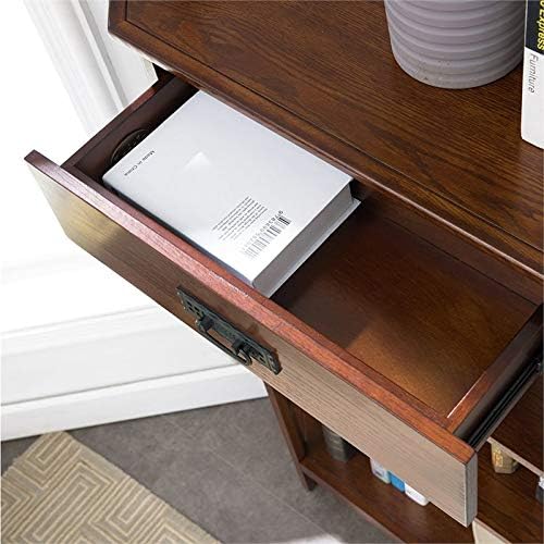 3 Shelf Corner Bookcase in Mission Oak T48245