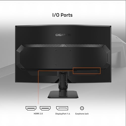 31.5" 165Hz 1440P Curved Gaming Monitor, VA 1500R Display, Black L936