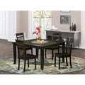 9 Piece Square Wooden Dining Table Set with Butterfly Leaf and 8 Chairs K671349