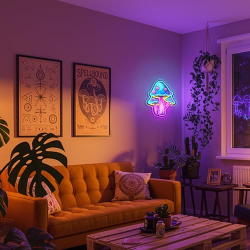 Mushroom Neon Sign Dimmable Mushroom Led Sign V224058