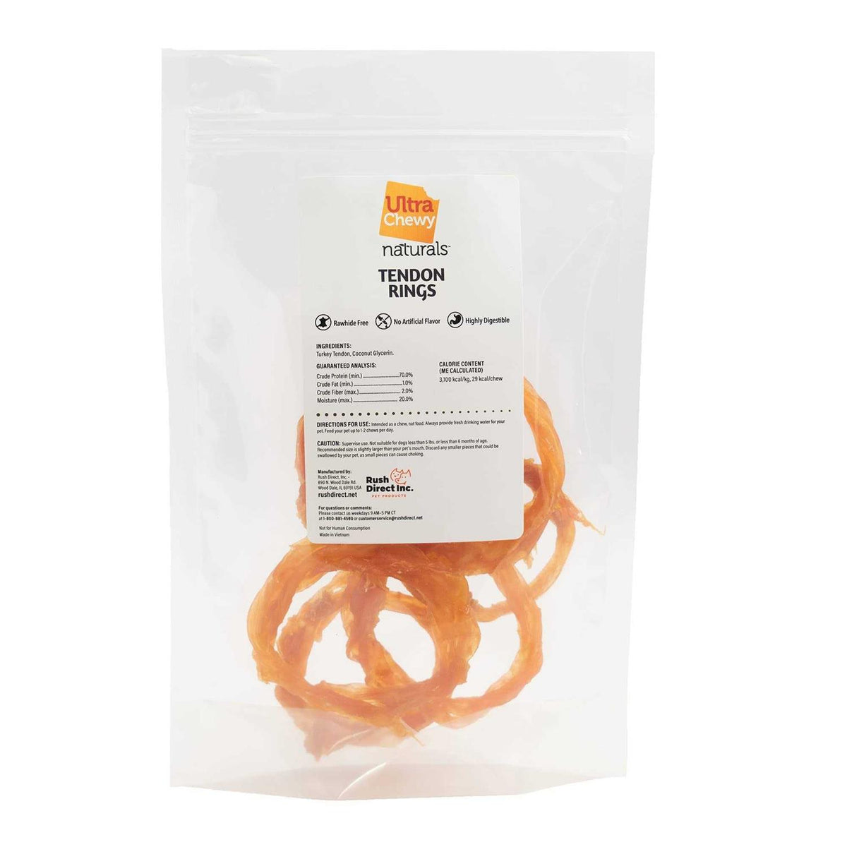 Turkey Tendon Rings for Dogs N761524