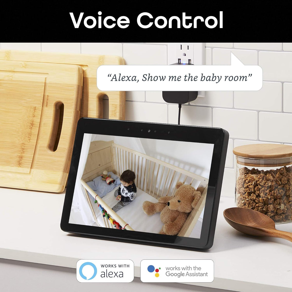 1080p HD Indoor Smart Security Camera Pack of 2 U521407