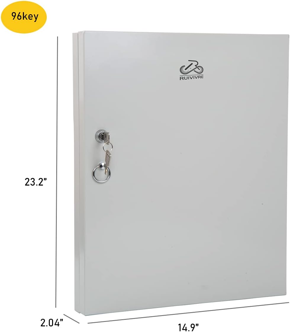 Wall Mount Key Organizer with Combo Lock 96 Key U903
