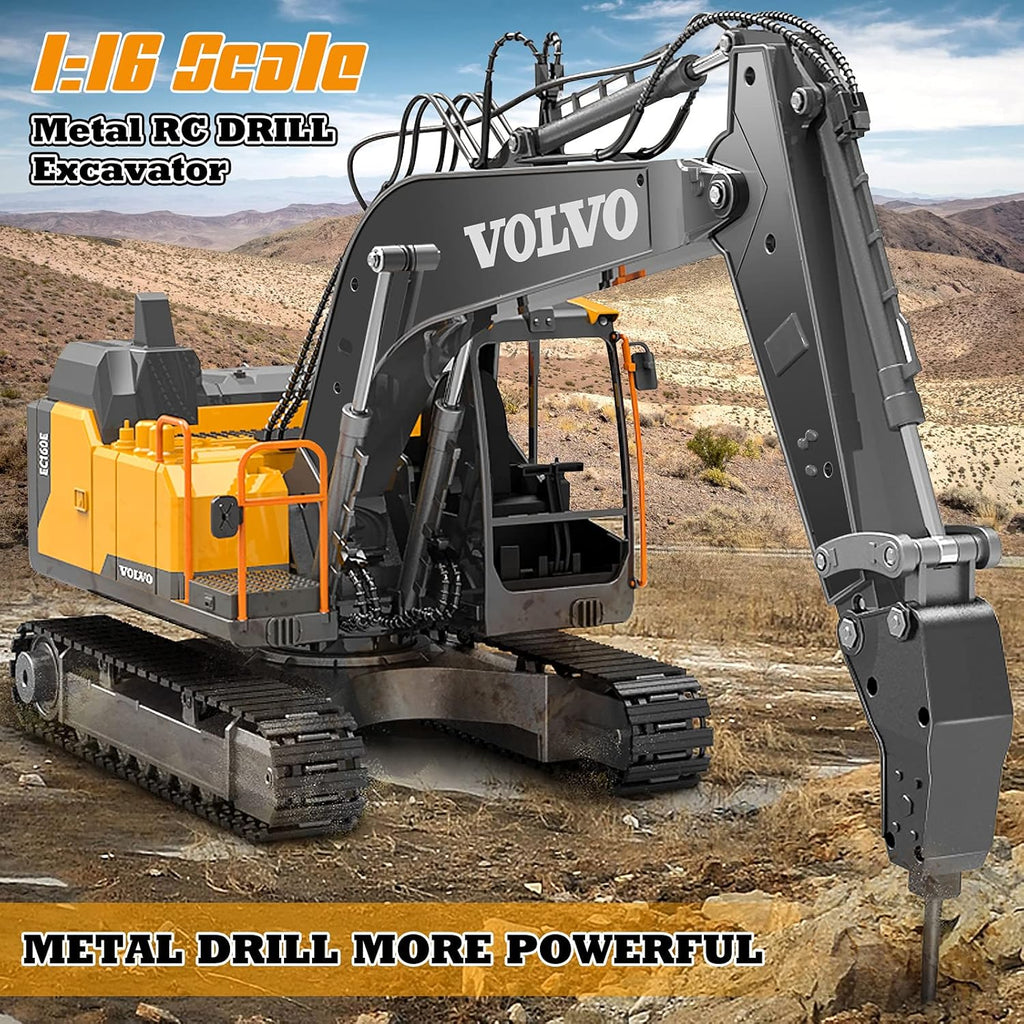 RC Excavator 1/16 Scale Remote Control Construction Truck W220896
