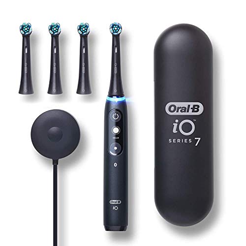 Black Onyx Electric Toothbrush with 4 Brush Heads A466493