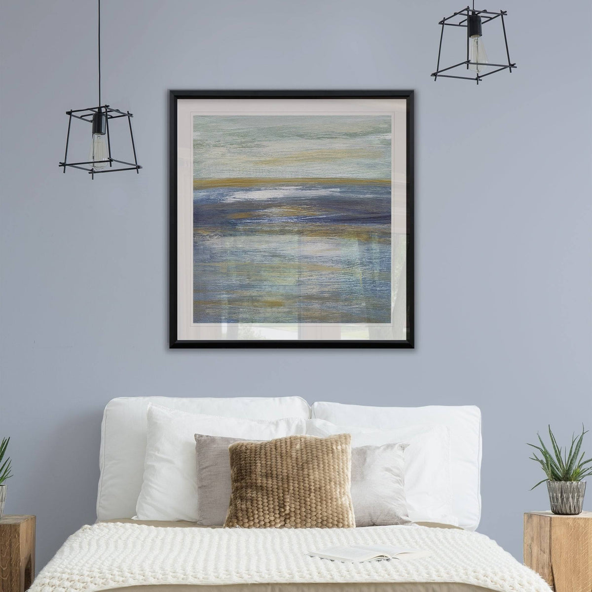 Framed Giclee Print 30x30 A982