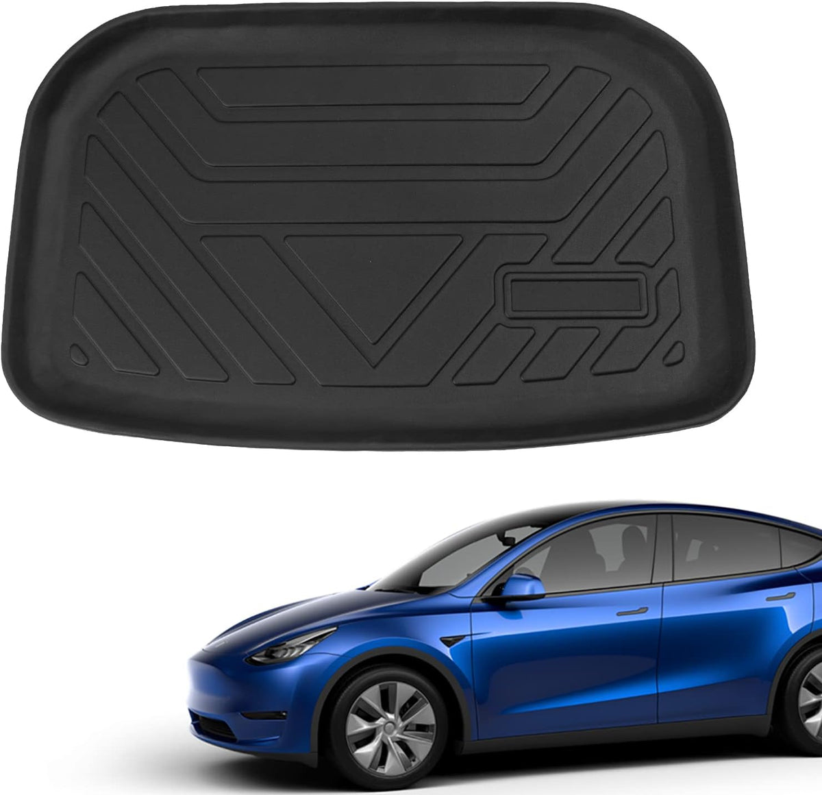Tesla Model Y Trunk Mats Cargo Liners Floor Mats All Weather Q6382