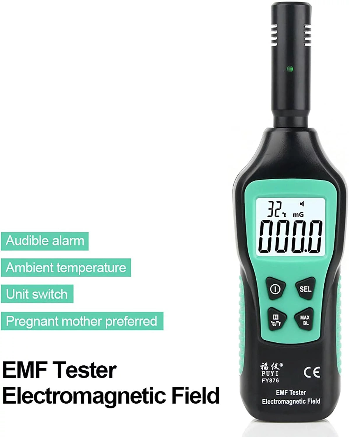 Handheld EMF Meter Digital LCD EMF Detector M357120