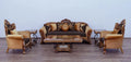 Black Brown Gold Sofa Set X258207