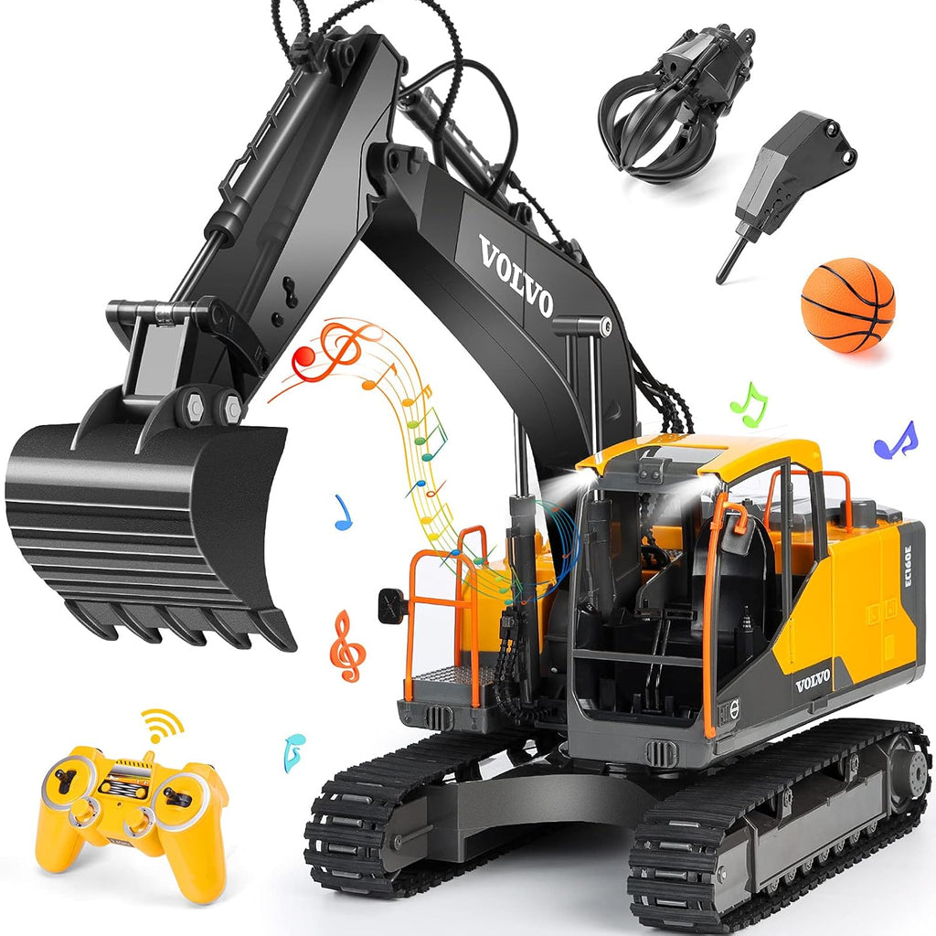RC Excavator 1/16 Scale Remote Control Construction Truck W220896