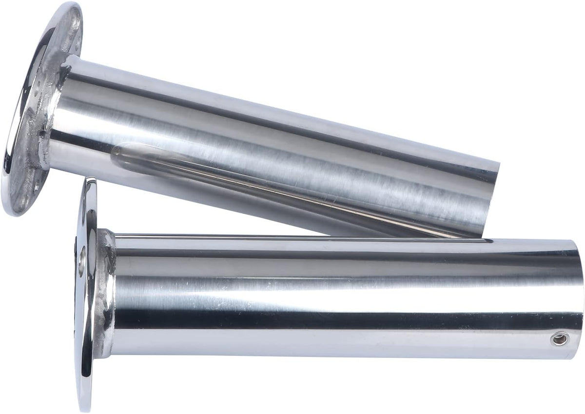 2Pcs Stainless Steel Casting Fishing Rod Holder Flush Mount 90 Degree R692
