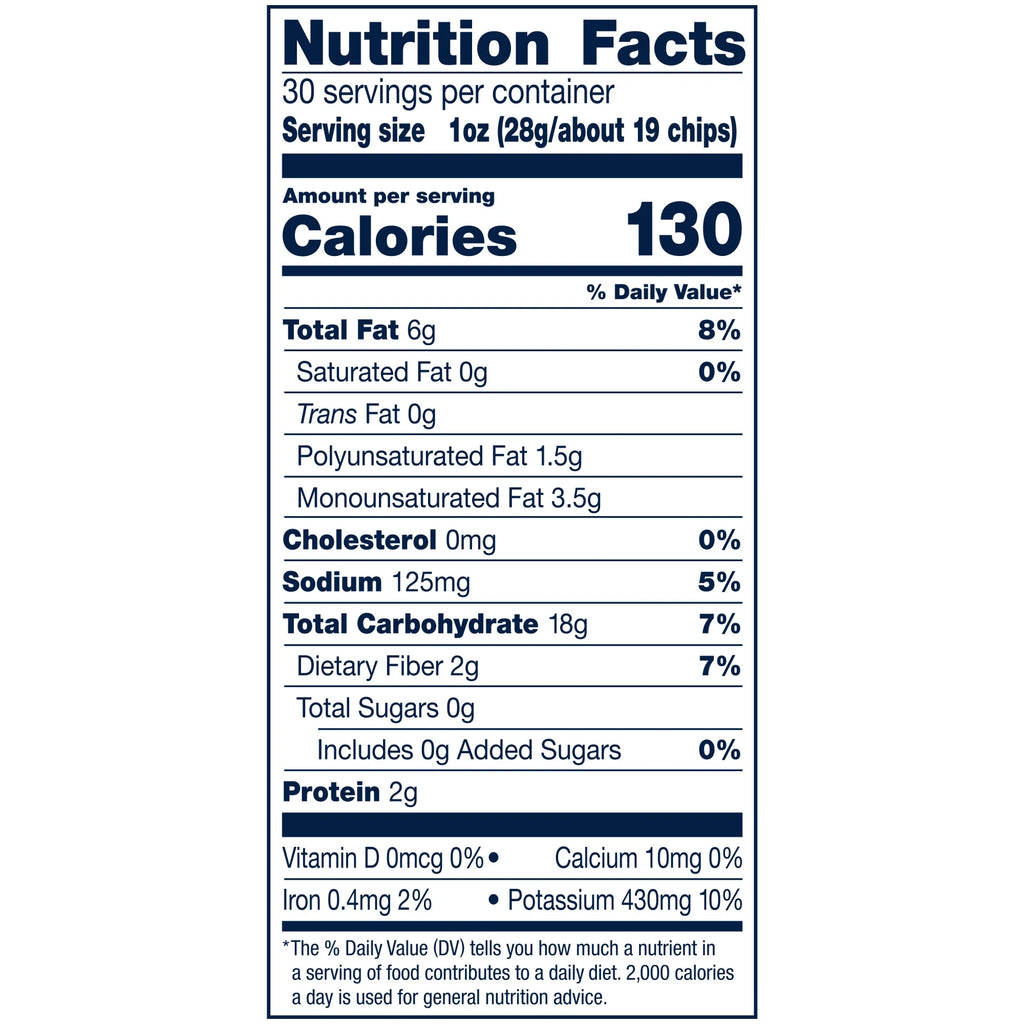 Less Fat Original Kettle Cooked Chips, 30 oz P850550