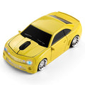 Red Wireless Sports Car Shaped Mouse with LED Headlights A591489