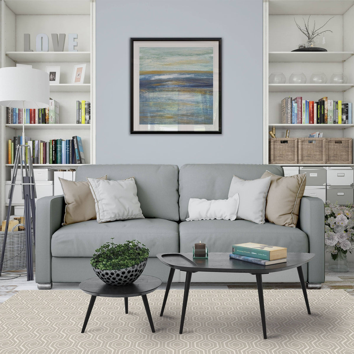 Framed Giclee Print 30x30 A982