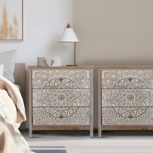 3 Drawer Dresser Set of 2 Z169