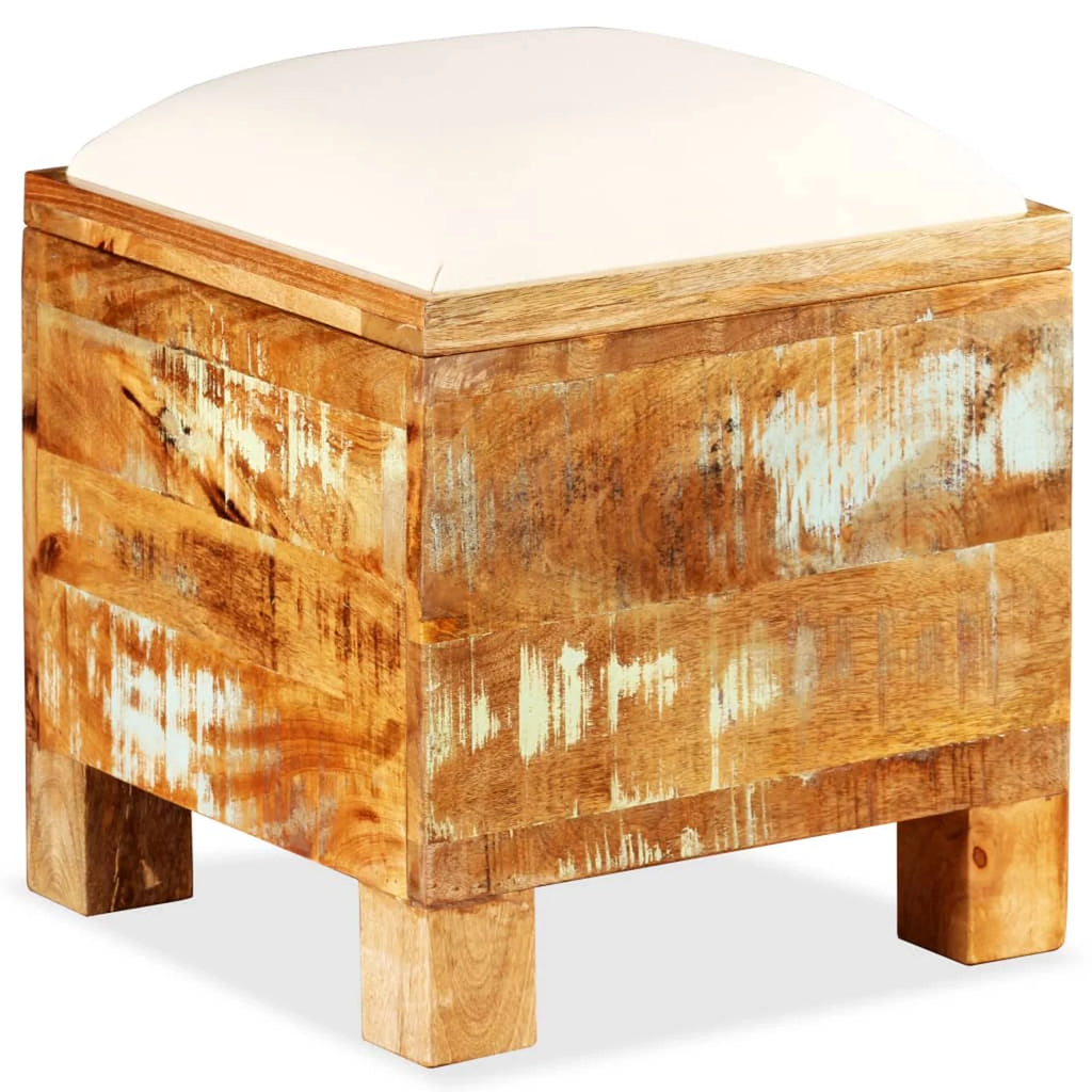 Storage Bench Solid Reclaimed Wood Q936