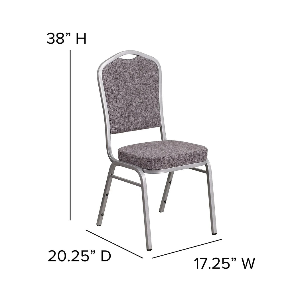 Stacking Banquet Chair, Heringbone, Set of 4 I73359
