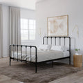 King Gray Metal Bed S70902