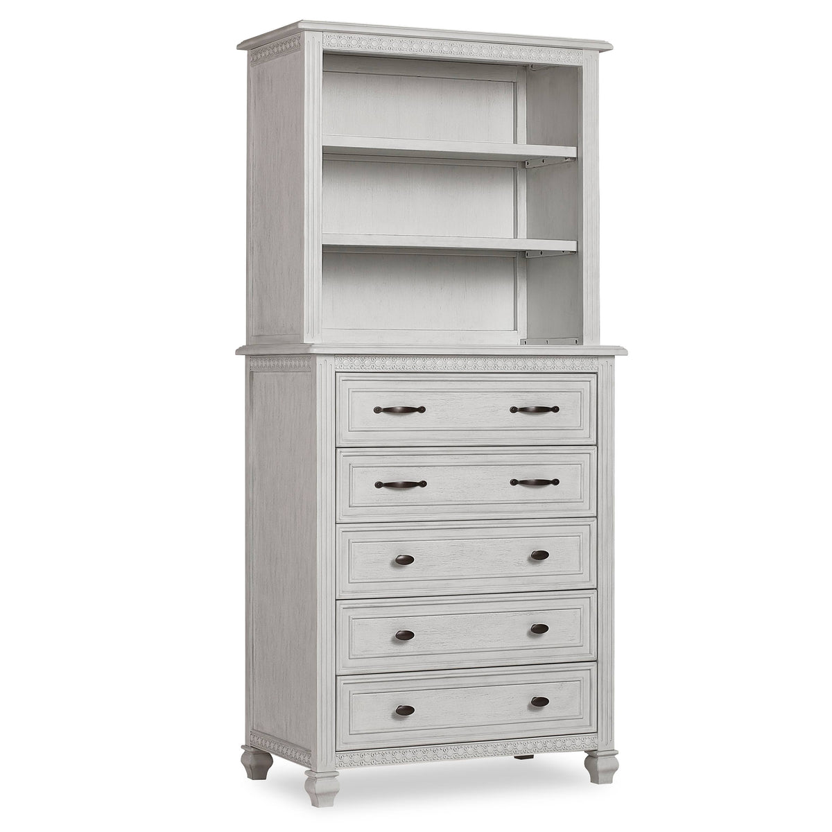 Antique Grey Mist Mini Hutch Bookcase E843877