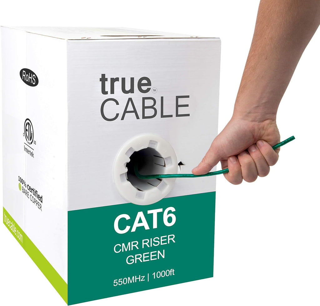 1000ft Gray 23AWG 4 Pair Solid Bare Copper Bulk Ethernet Cable K4476