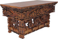 Solid Sheesham Wood Hand Carved Shrine Altar Table W612006
