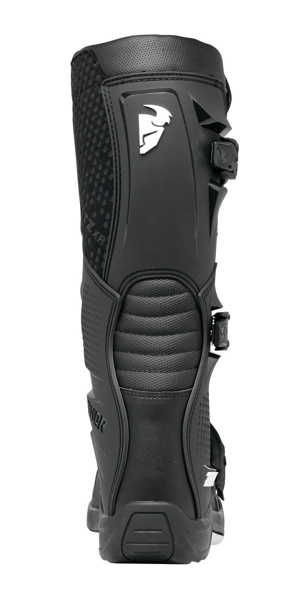 Black/White Motocross Offroad Riding Boots X9274