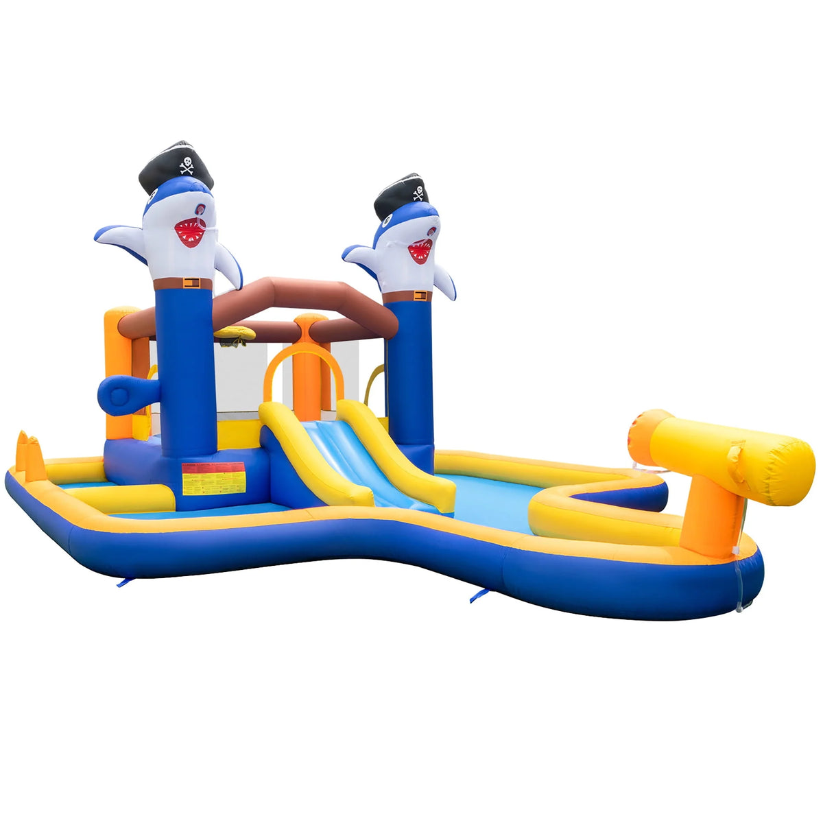 Inflatable Water Slide Park Bounce House Splash Pool Z53699