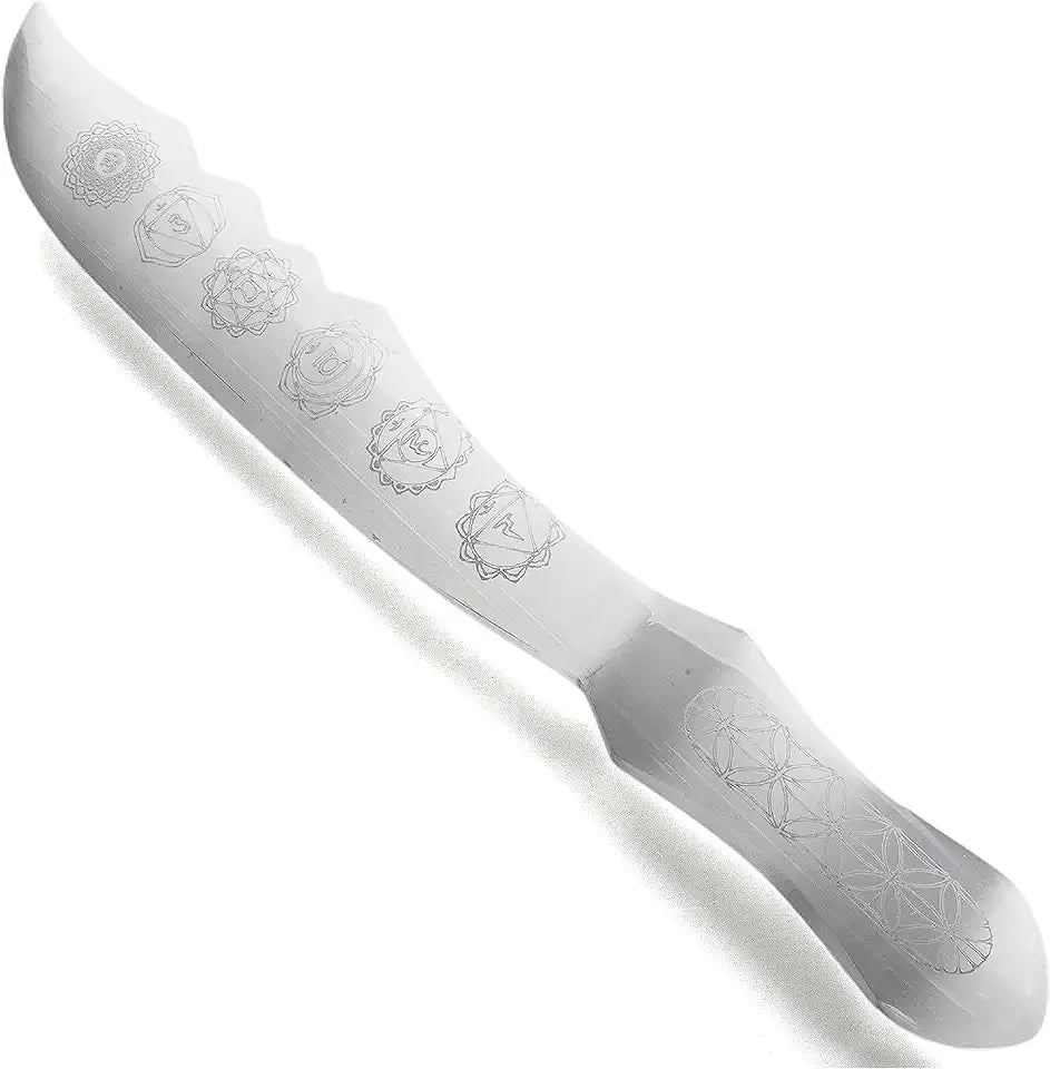 Selenite Dagger Chakra Knife N789