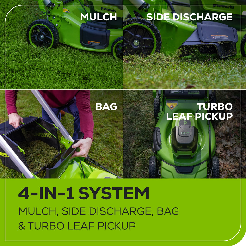60V 21 Push Lawn Mower with Battery & Charger Q658