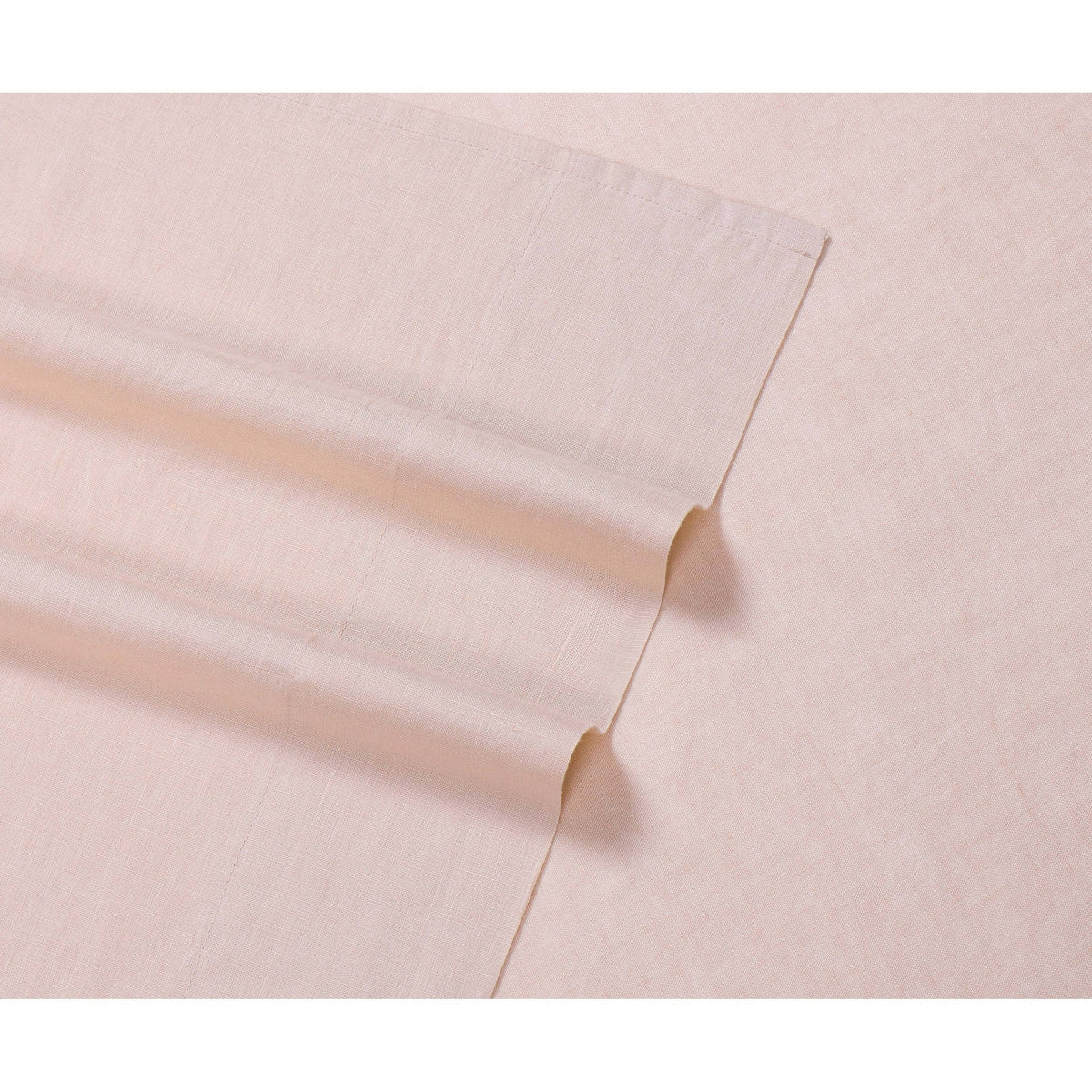 Blush Flax Linen California King Sheet Set D31965