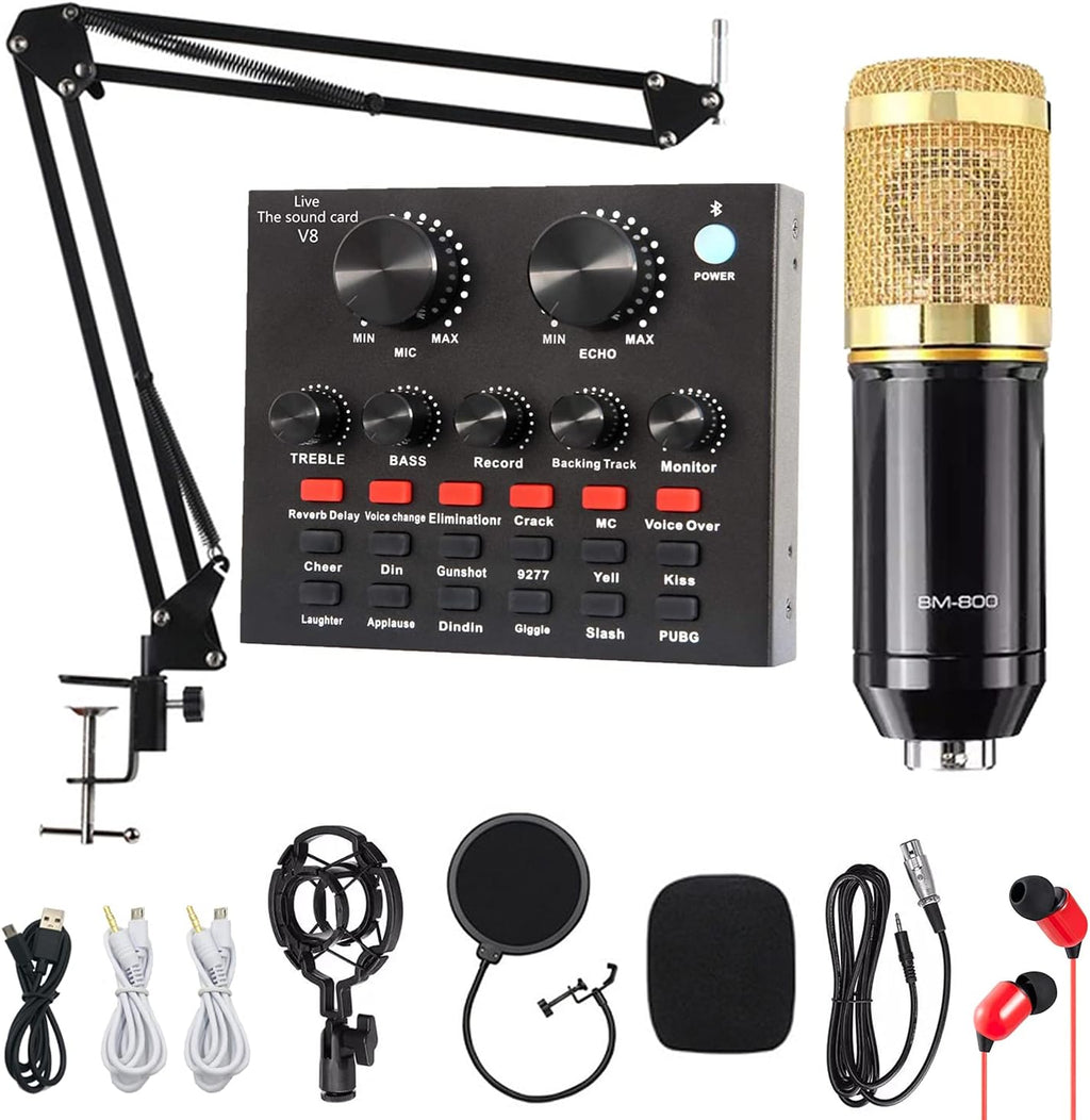 Gold Condenser Microphone Bundle Pack of 2 W92423