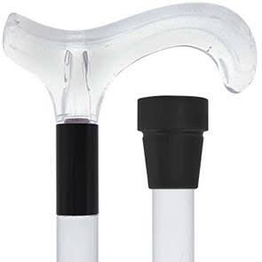 Clear Lucite Handle Walking Cane Z557447