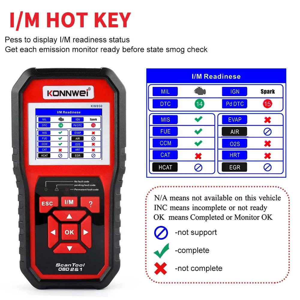 OBDII Scanner Code Reader Car Diagnostic Scan Tool Q563