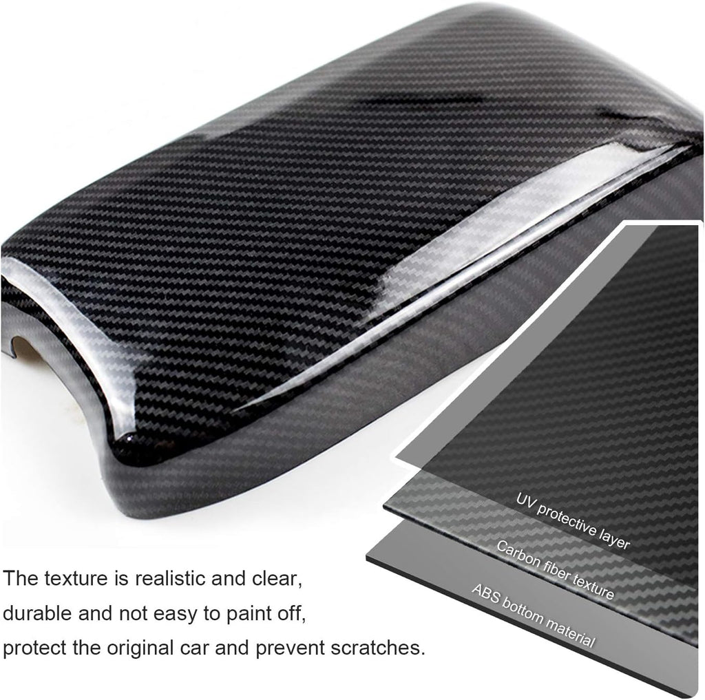 Carbon Fiber Center Console Armrest Cover A917550