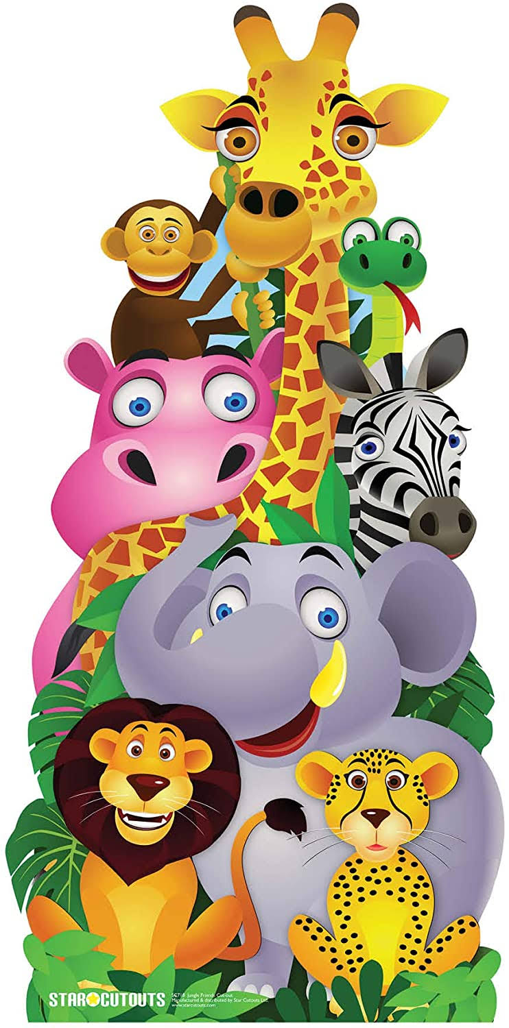 Jungle Pile Up Cut Out Q340996