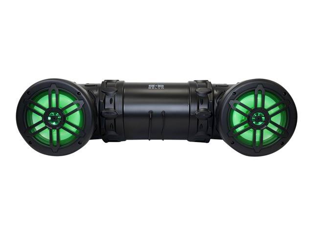 600 Watt Bluetooth Dual 8-Inch Sound System with LED Lights and Remote L533