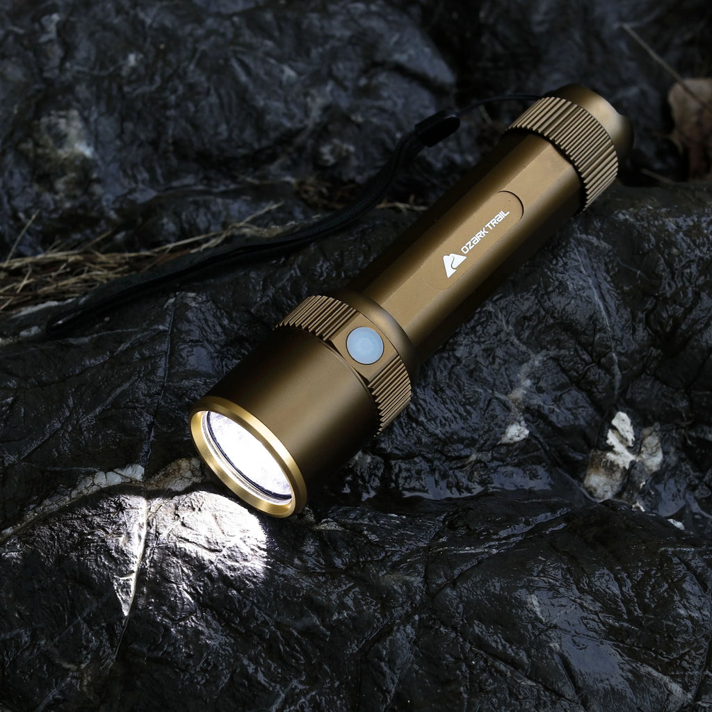 Rechargeable LED Flashlight with Power Bank and Hand Warmer, Green S944012