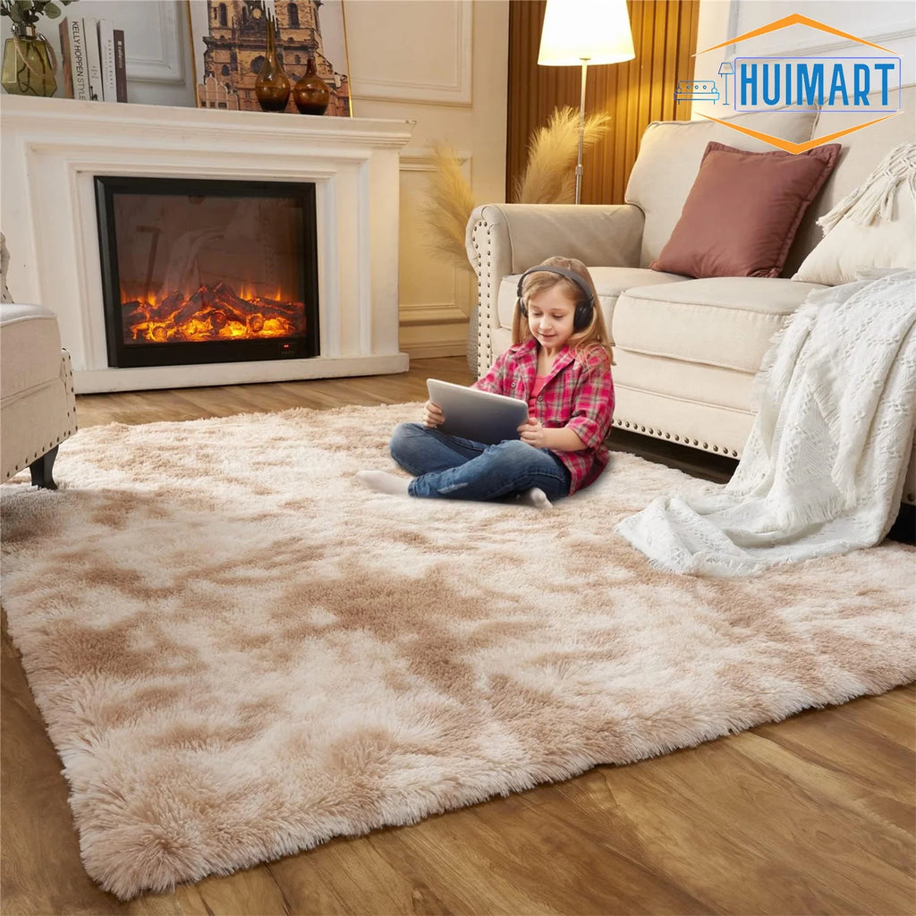 5 x 7 ft Charcoal Gray Shaggy Area Rug S97624