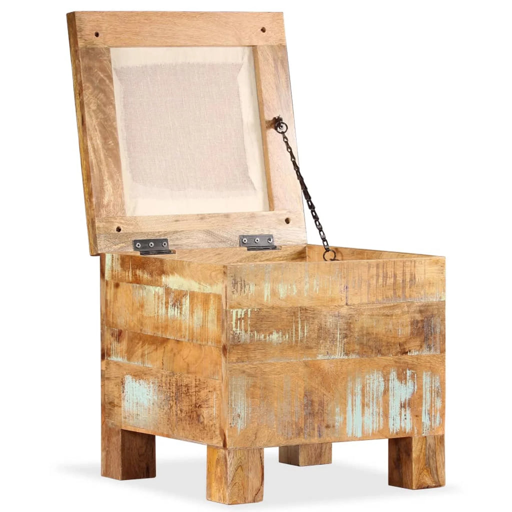 Storage Bench Solid Reclaimed Wood Q936